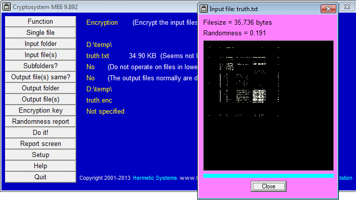 Screenshot for Cryptosystem ME6 9.89