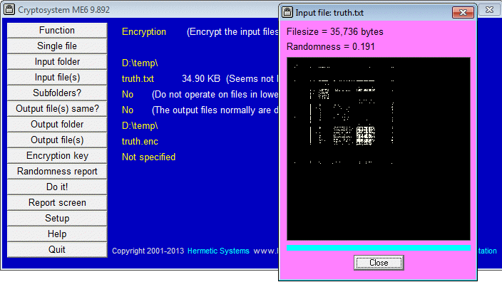 Click to view Cryptosystem ME6 9.89 screenshot