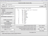 Thumbnail image for program Hermetic Word Frequency Counter Advanced Version